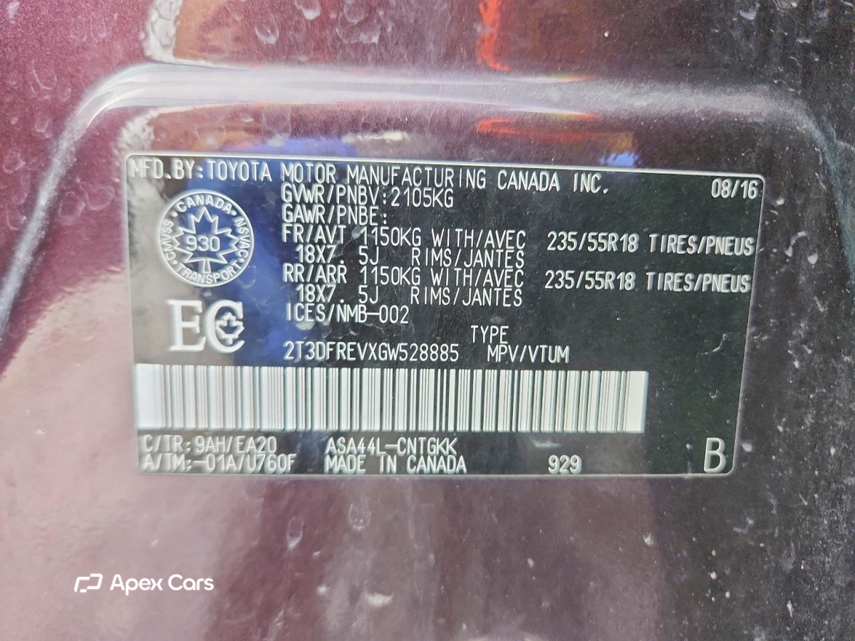 Toyota RAV 4 2016