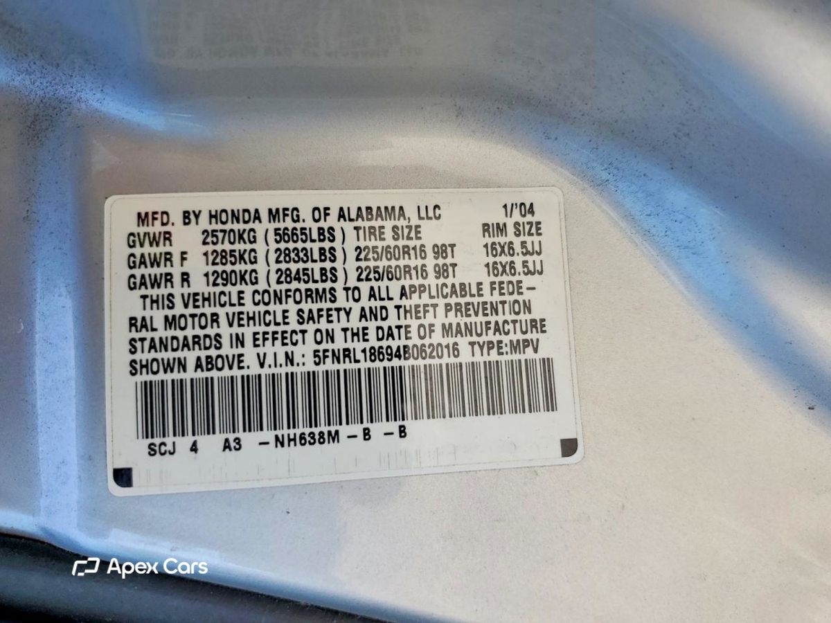 Honda Odyssey 2004