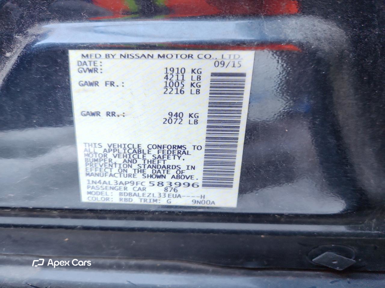 Nissan Altima 2015