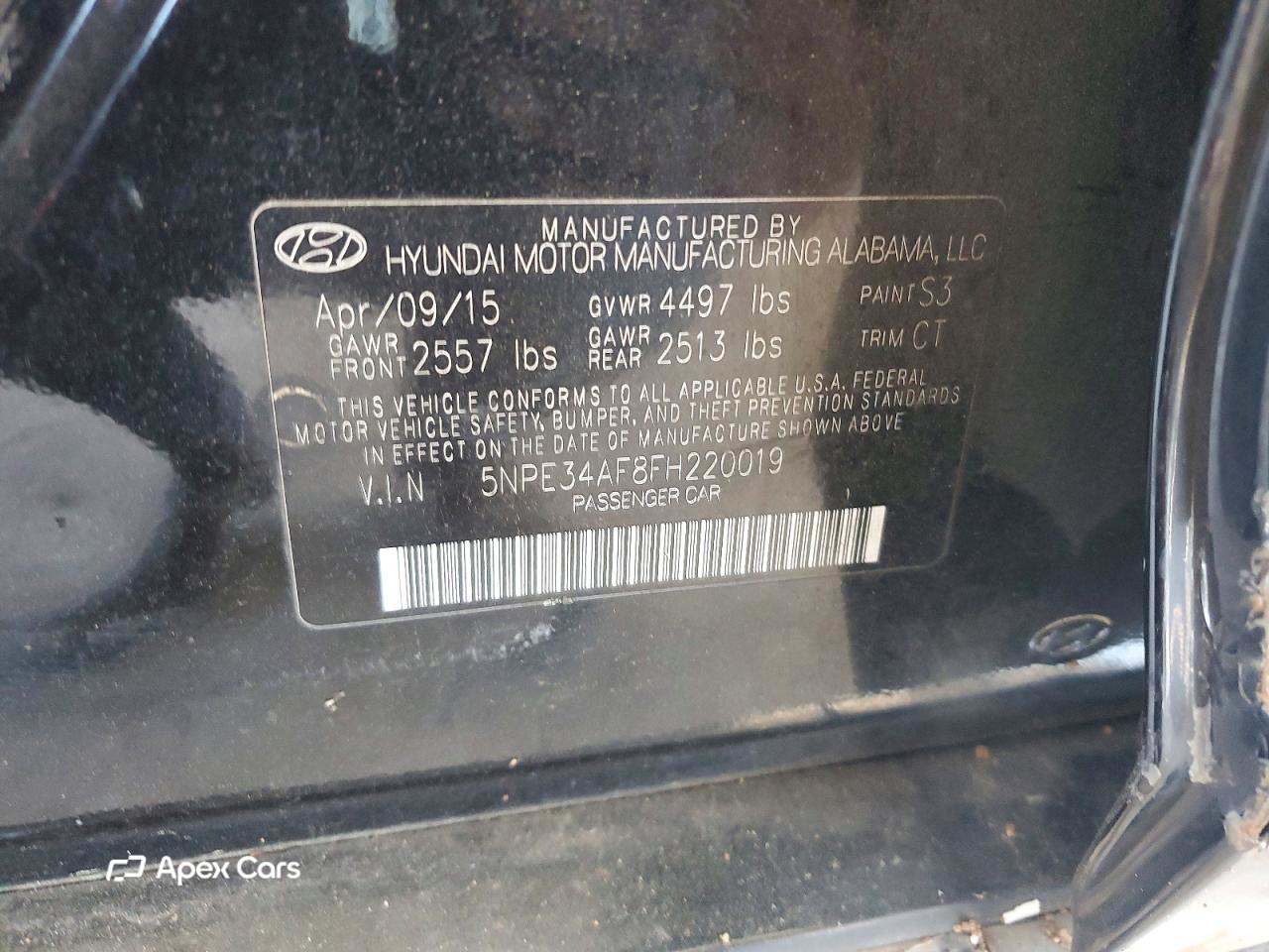 Hyundai Sonata 2015