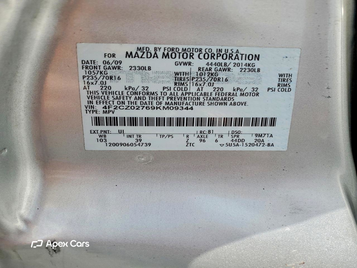 Mazda Tribute 2009
