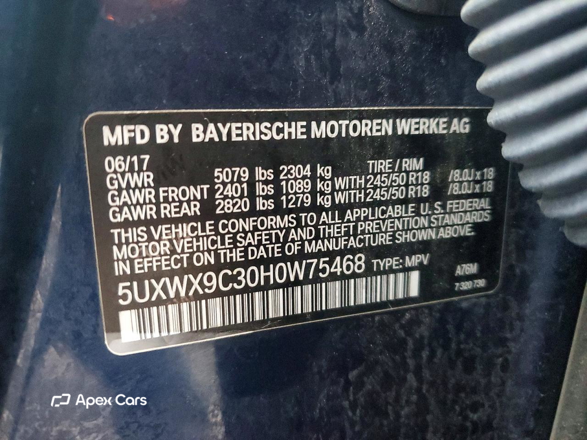 BMW X3 2017