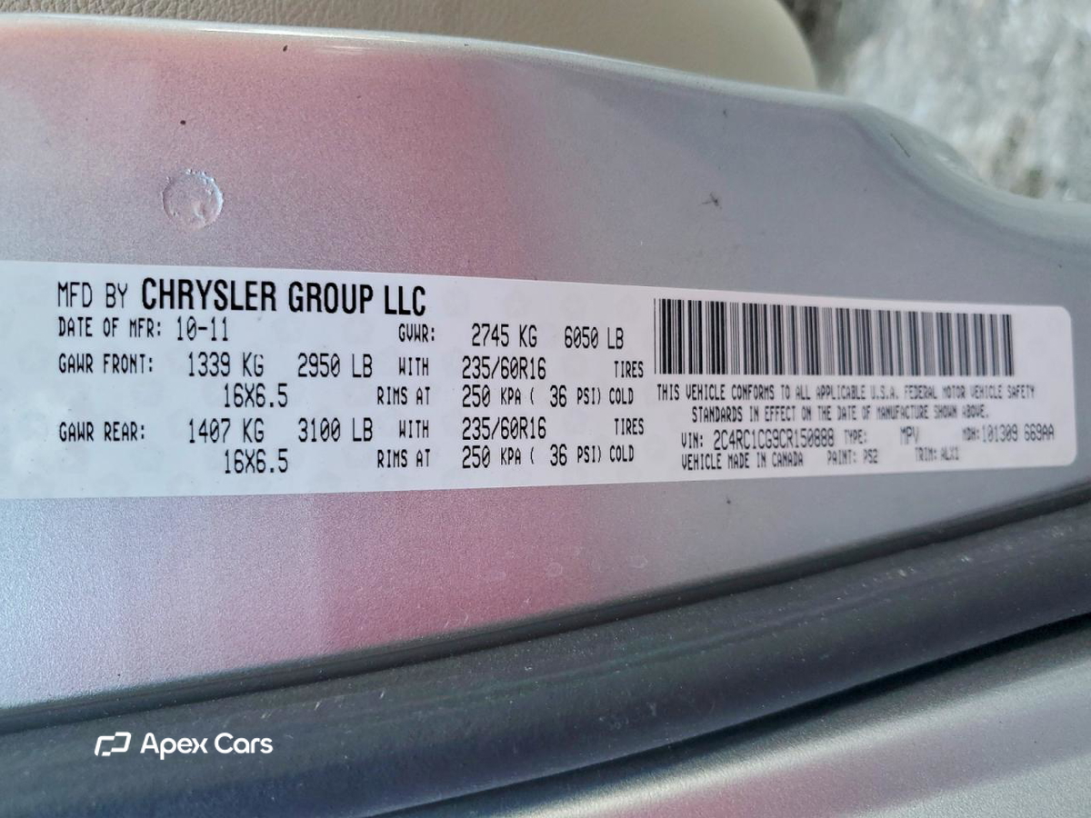 Chrysler Voyager 2012