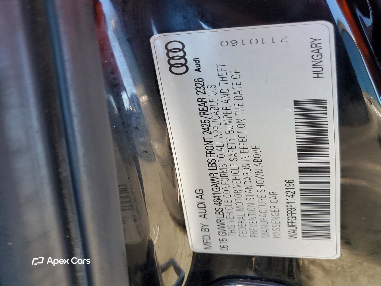 Audi A3 2015