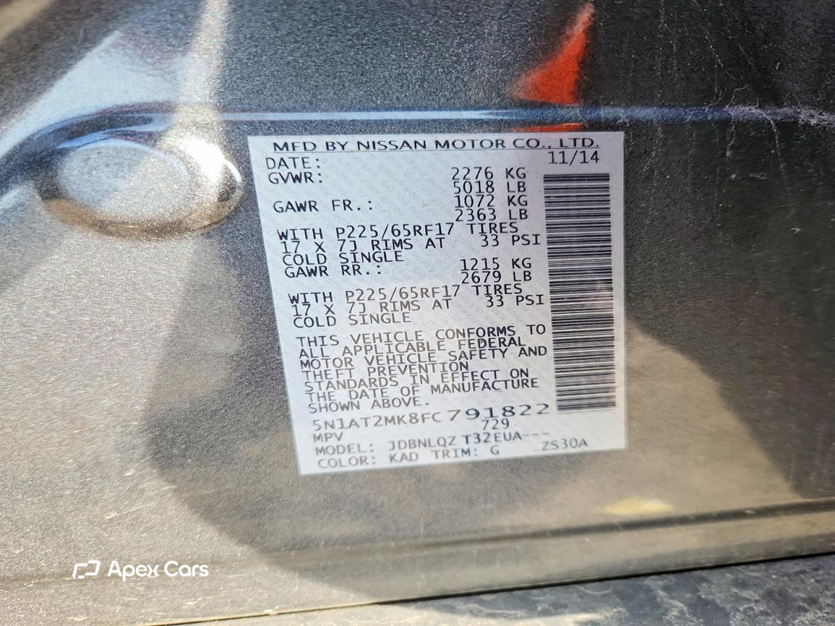 Nissan Rogue 2015