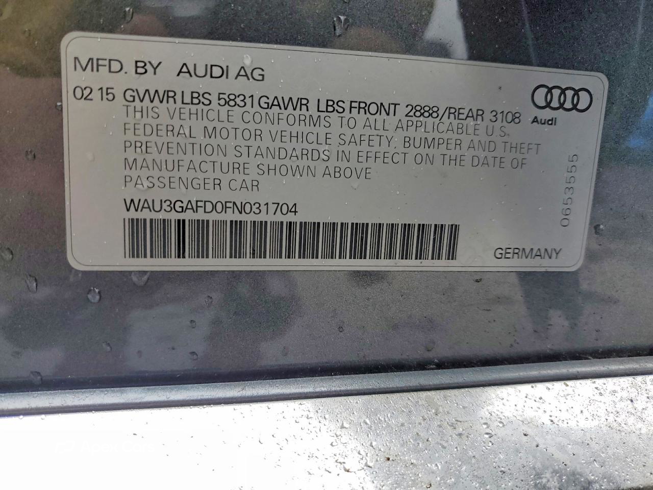 Audi A8 2015