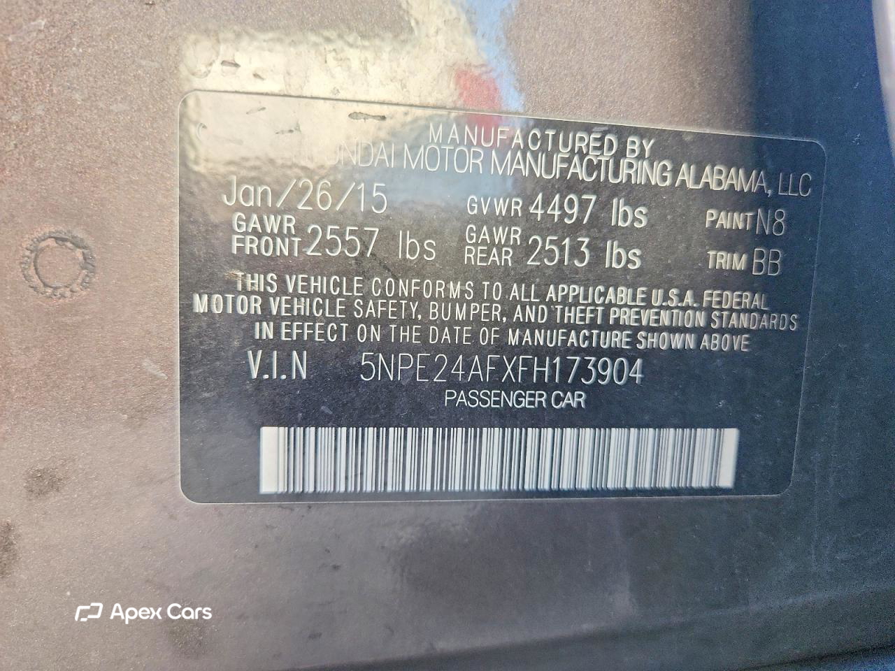 Hyundai Sonata 2015