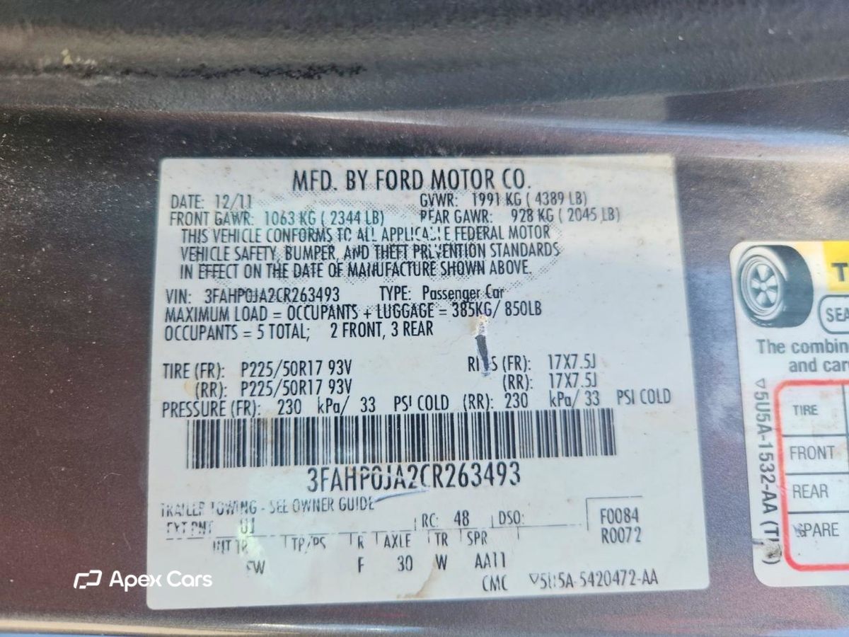 Ford Fusion 2012