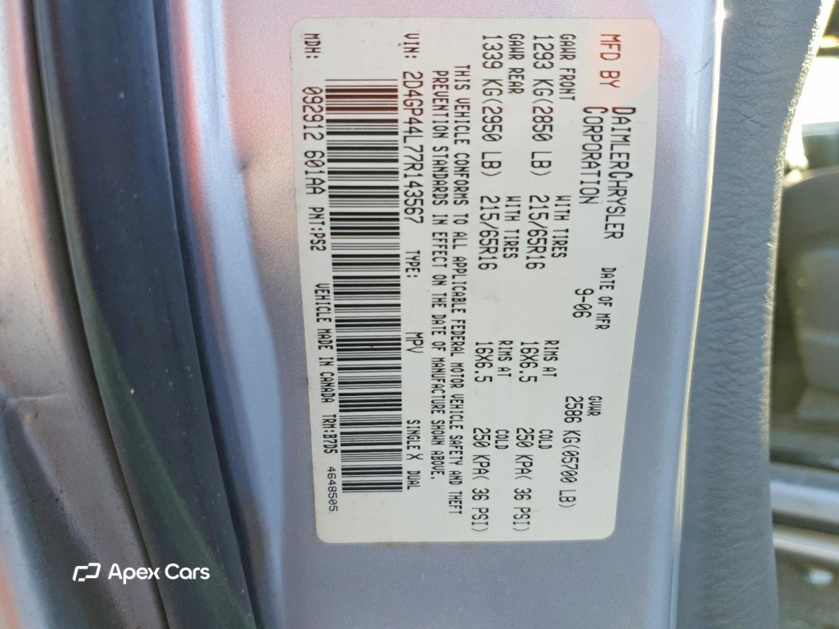 Dodge Caravan 2007