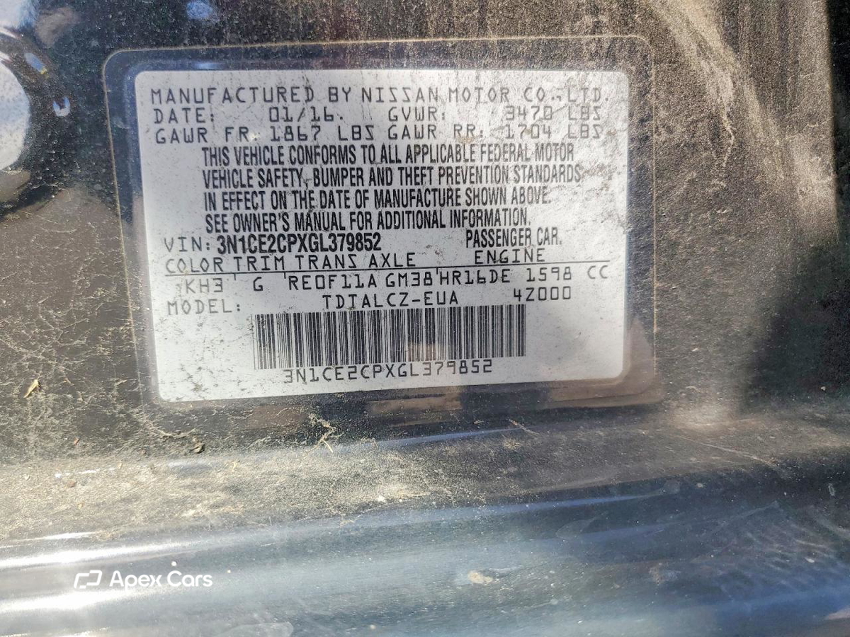 Nissan Versa 2016
