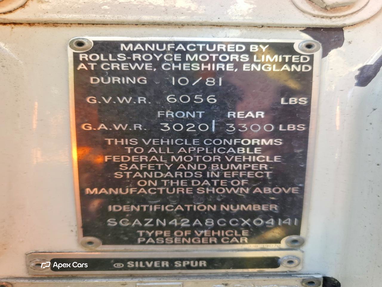 Rolls-Royce Silver Spur 1982
