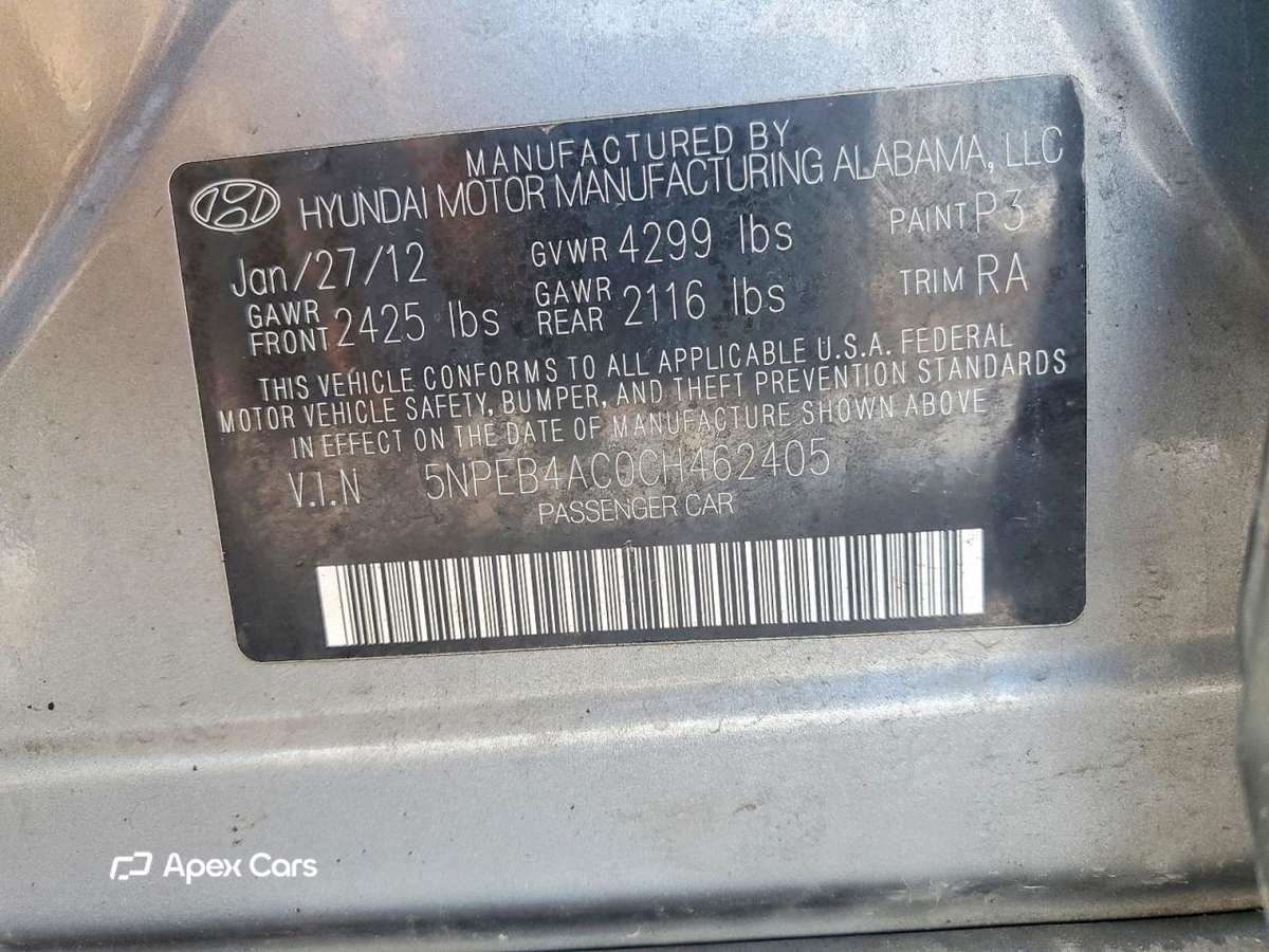 Hyundai Sonata 2012