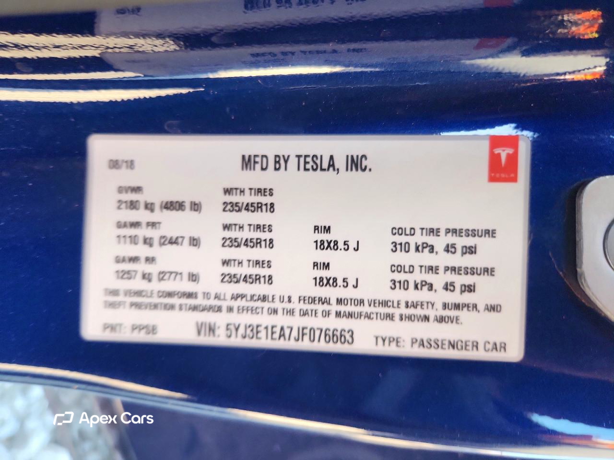 Tesla Model 3 2018