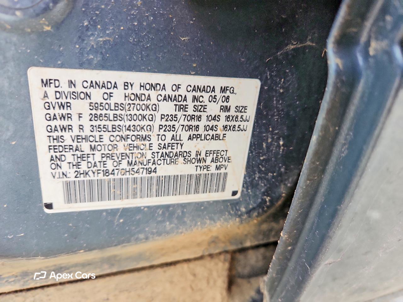 Honda Pilot 2006