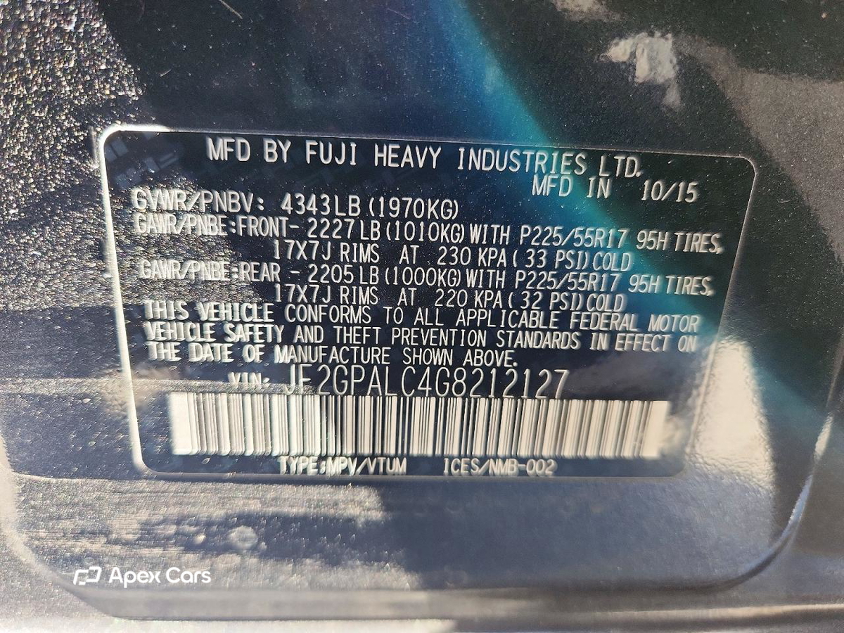 Subaru XV 2016