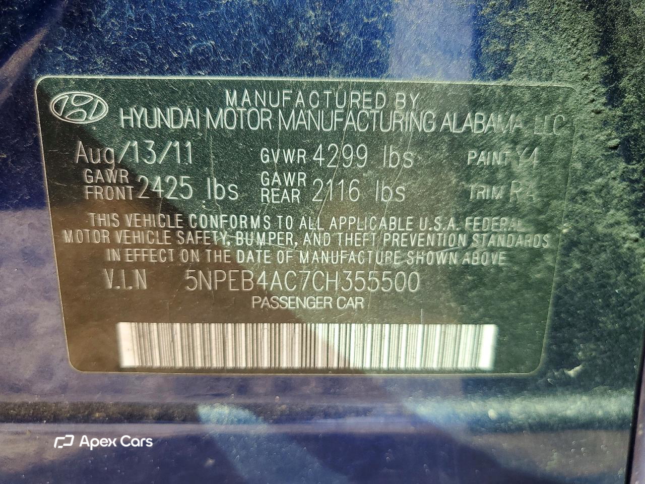 Hyundai Sonata 2012