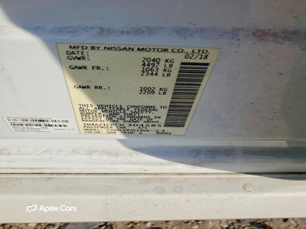 Nissan Leaf 2018