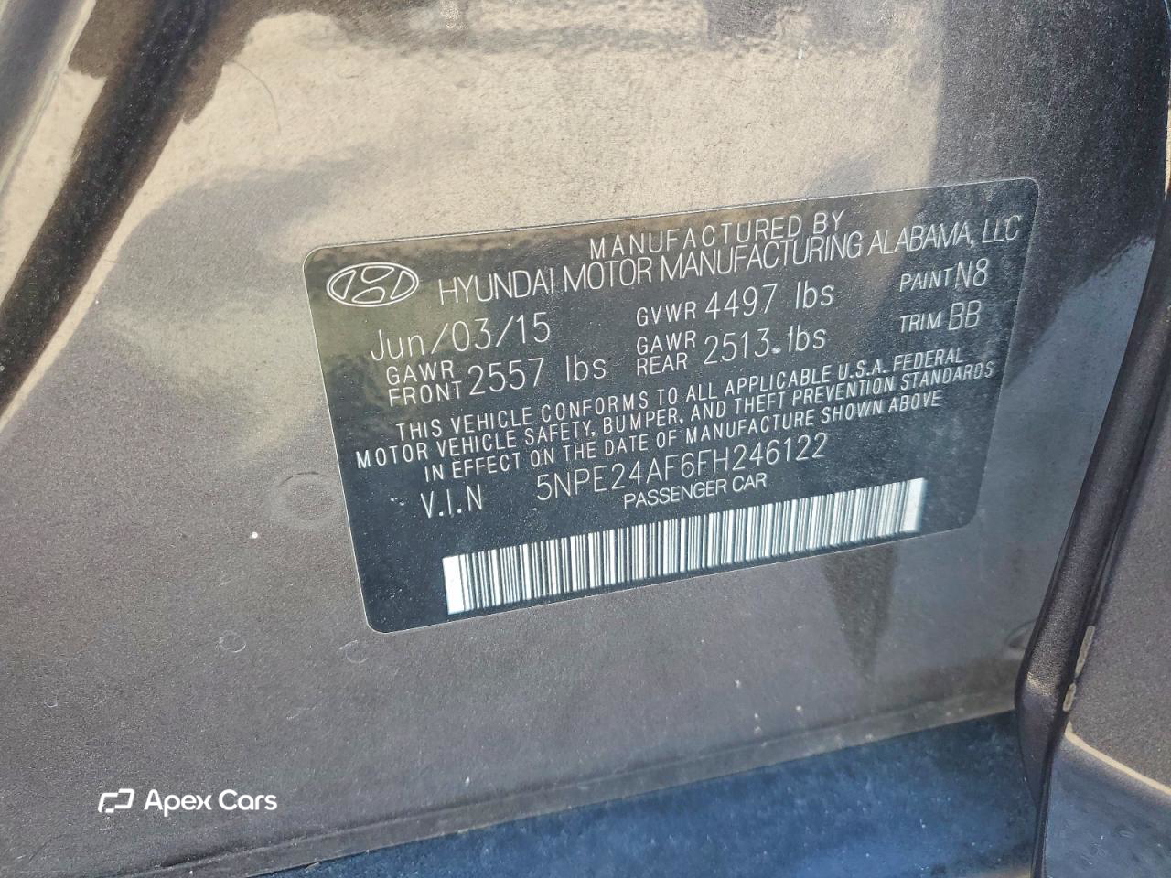 Hyundai Sonata 2015