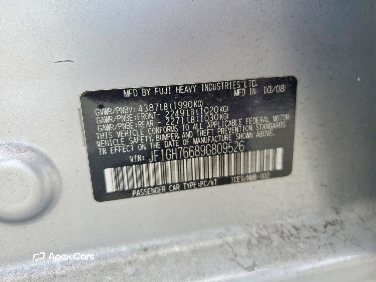 Subaru WRX 2009