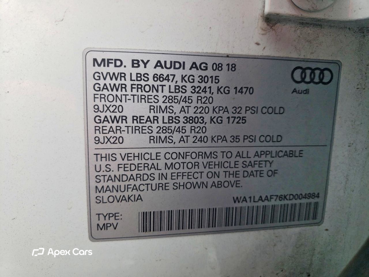 Audi Q7 2019