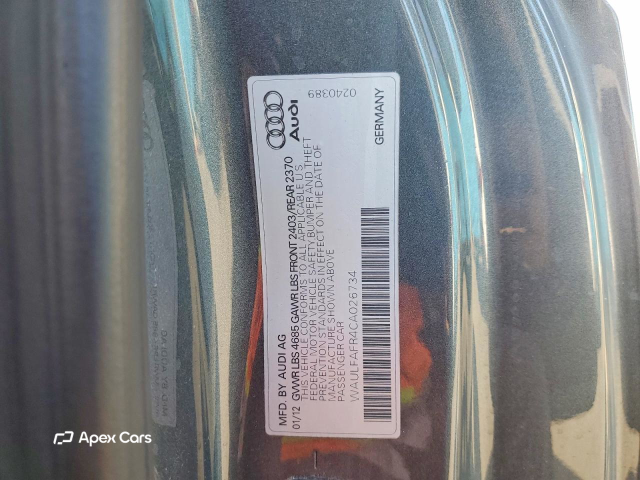 Audi A5 2012