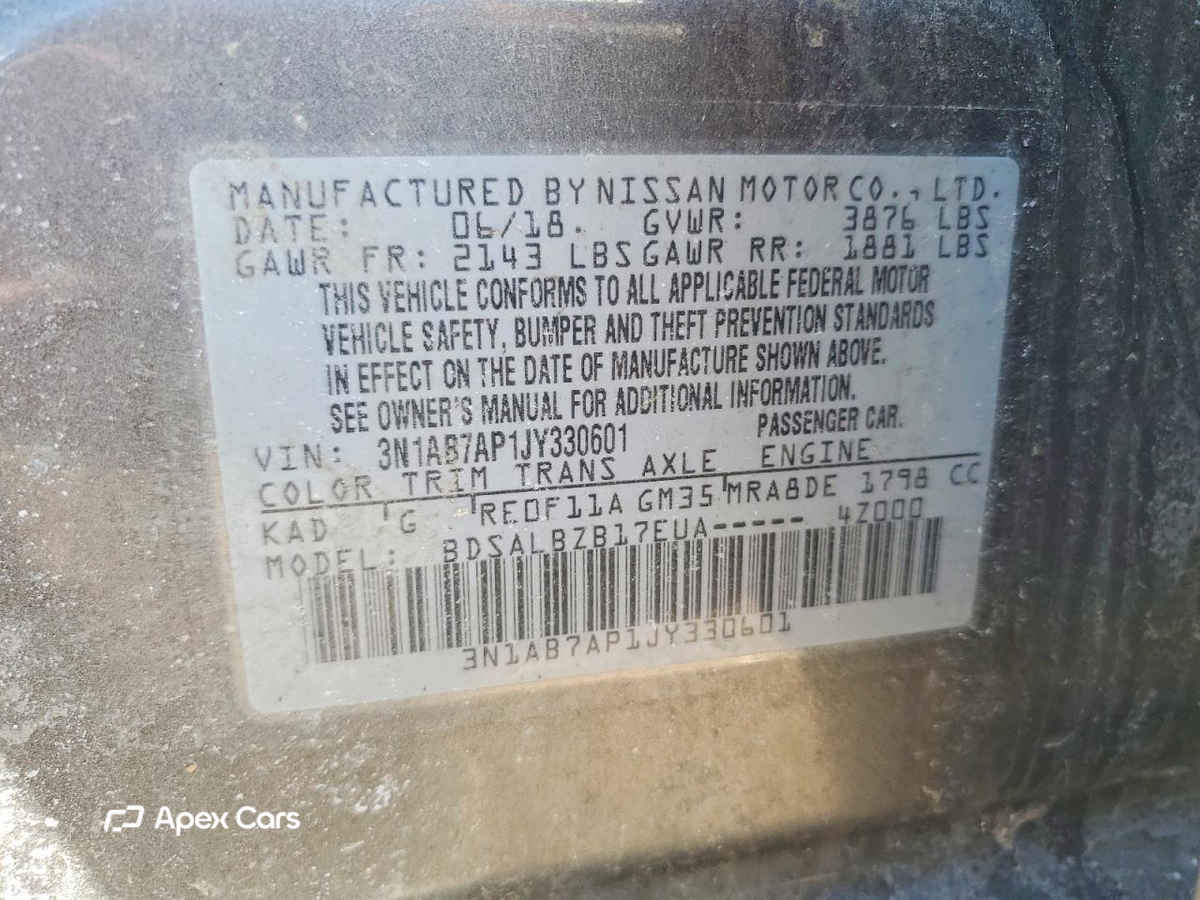 Nissan Sentra 2018