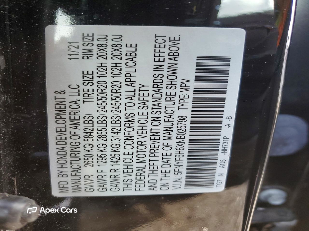 Honda Pilot 2022