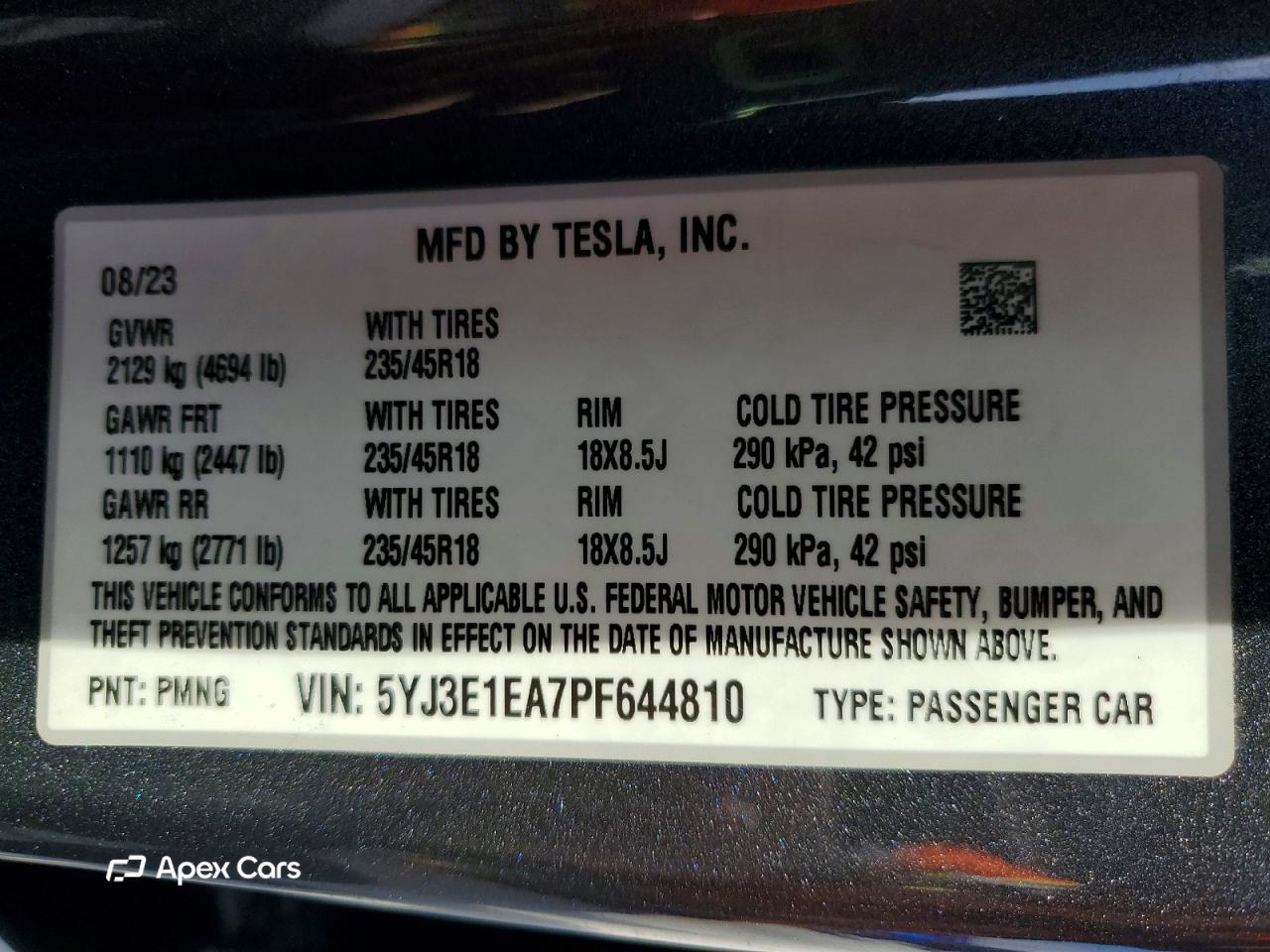 Tesla Model 3 2023