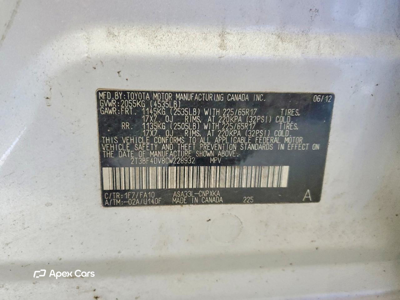 Toyota RAV 4 2012