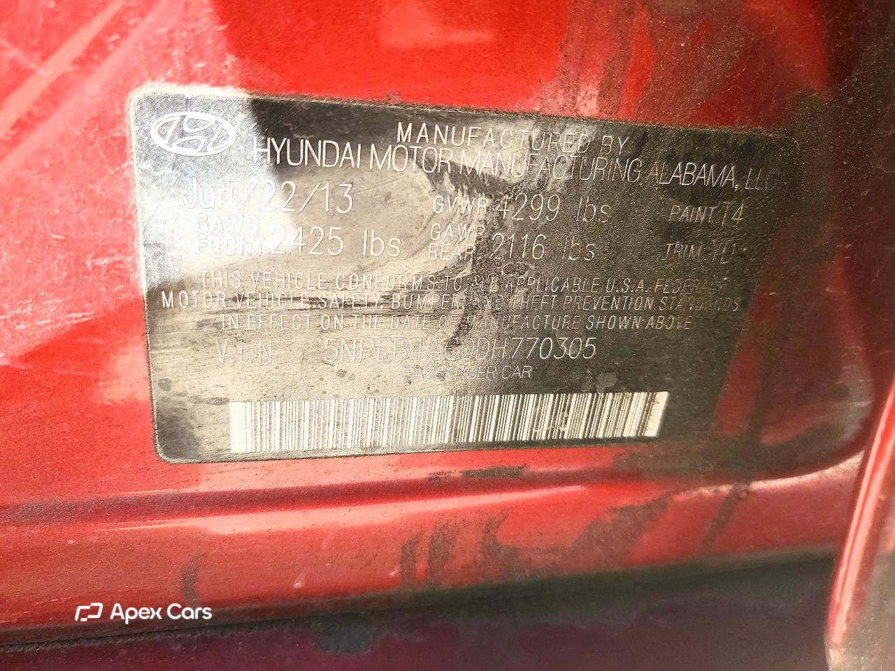 Hyundai Sonata 2013