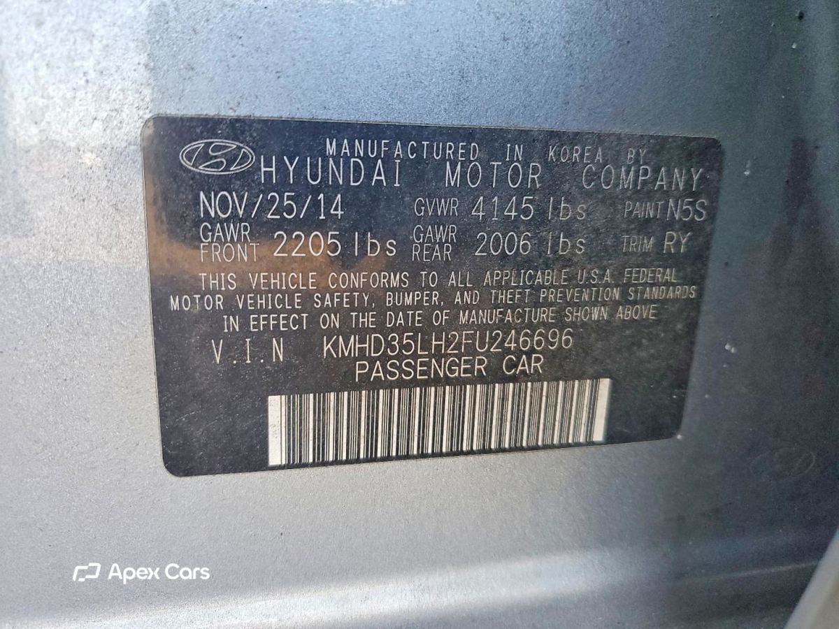 Hyundai Elantra 2015