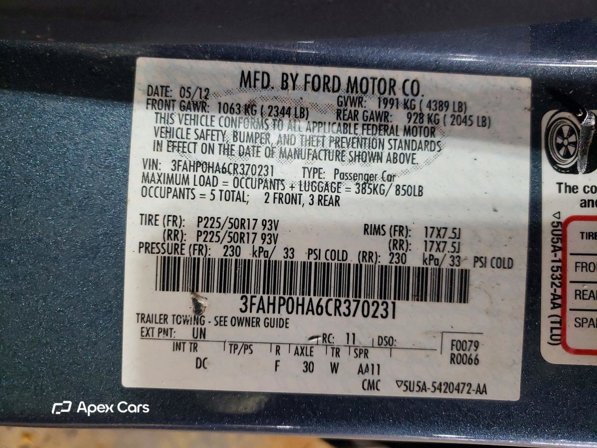 Ford Fusion 2012