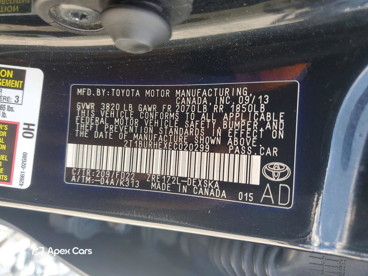 Toyota Corolla 2014
