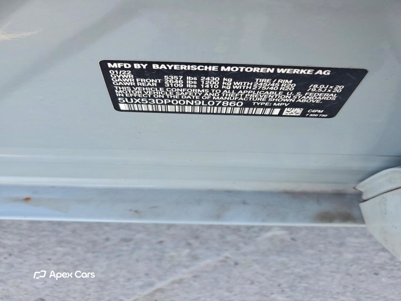 BMW X3 2022