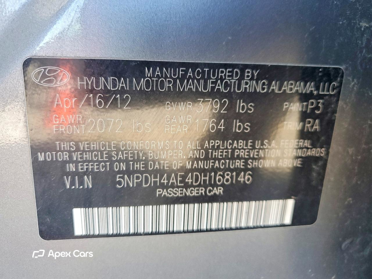 Hyundai Elantra 2013