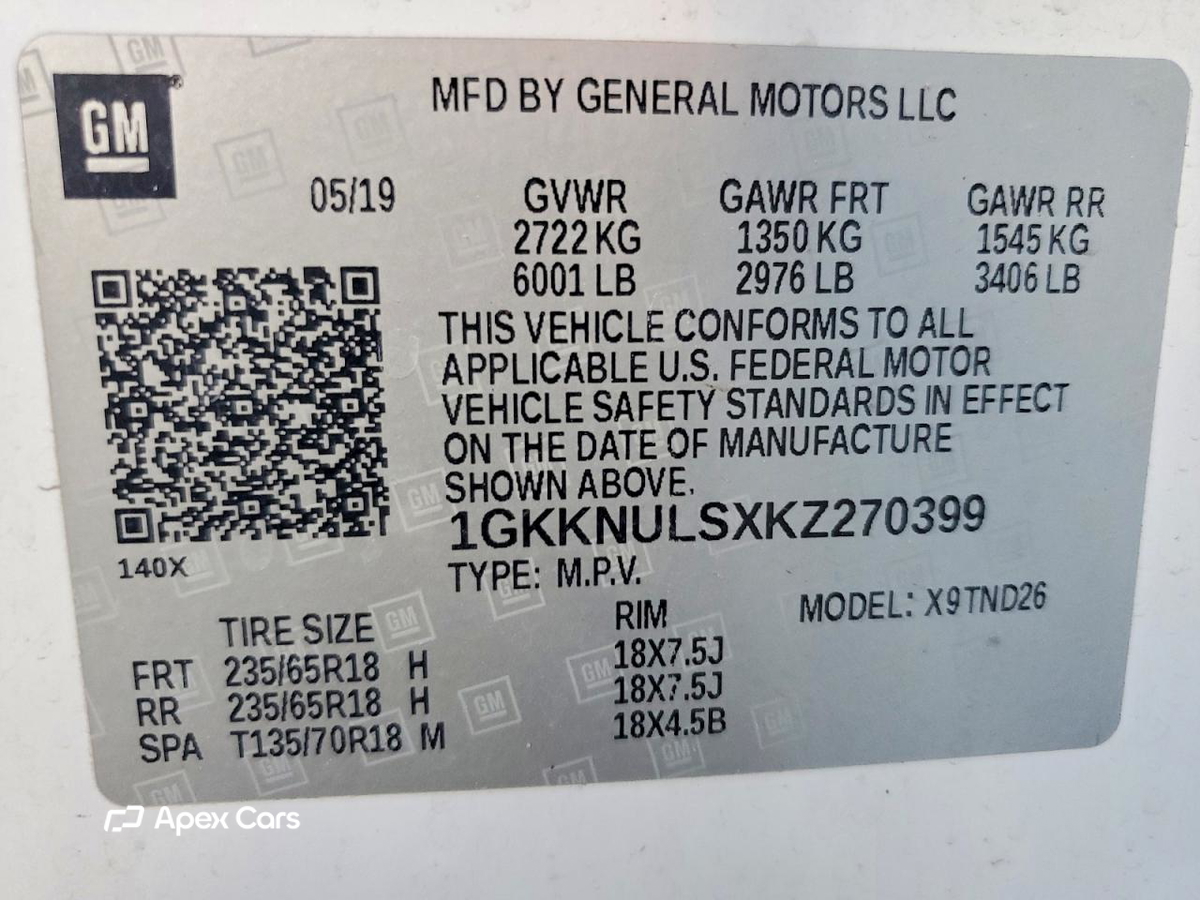 GMC Acadia 2019