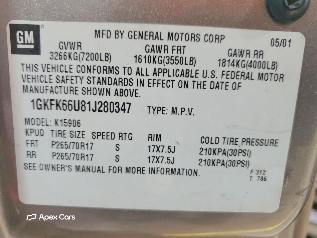 GMC  2001