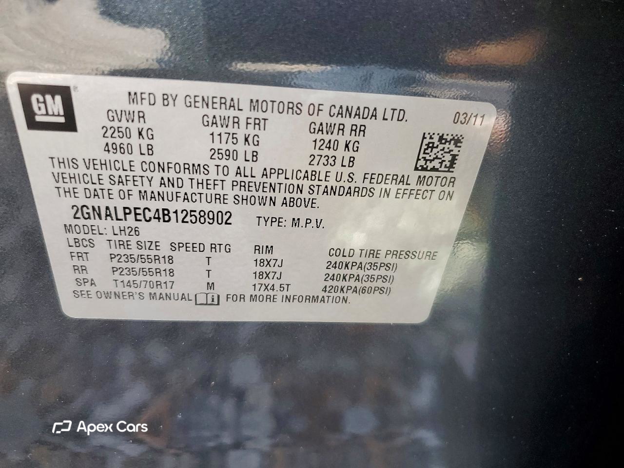 Chevrolet Equinox 2011