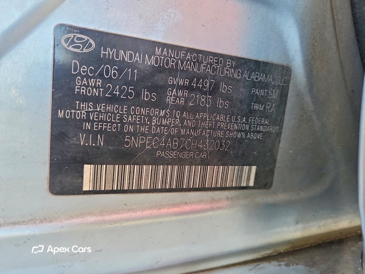 Hyundai Sonata 2012