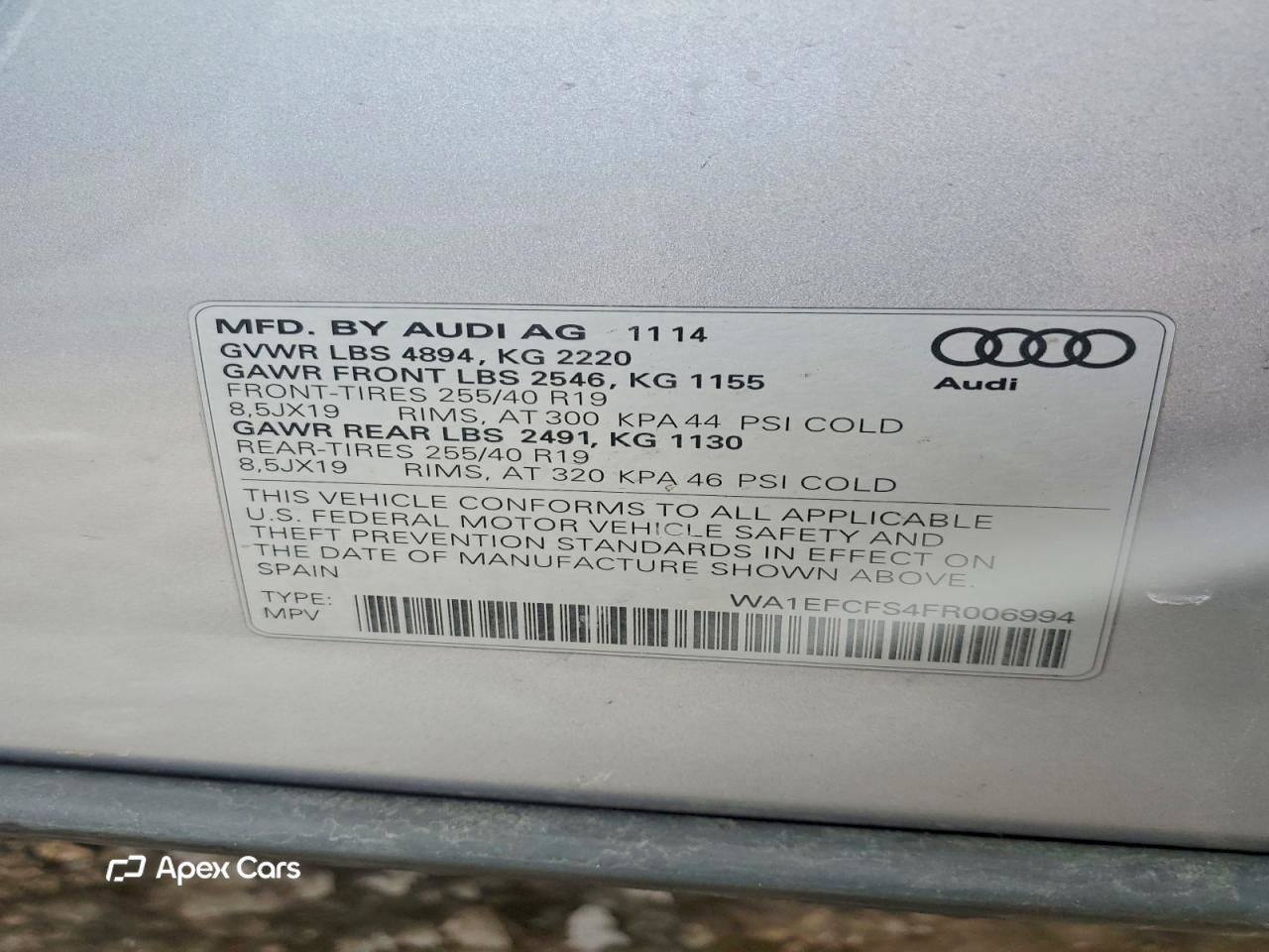 Audi Q3 2015