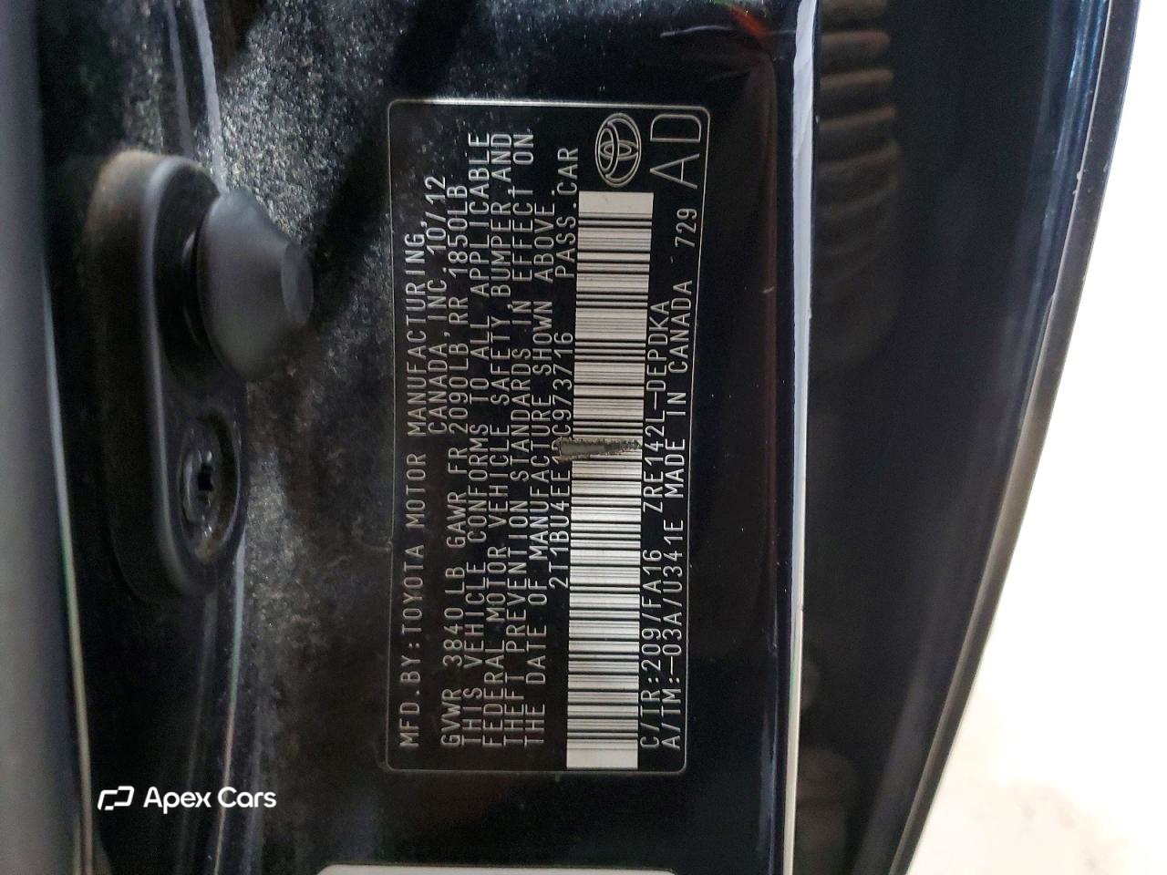 Toyota Corolla 2013
