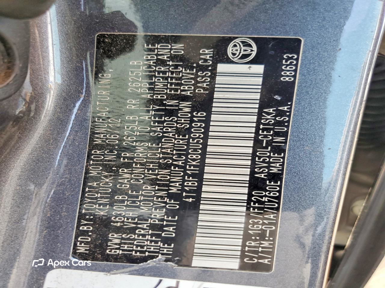Toyota Camry 2012