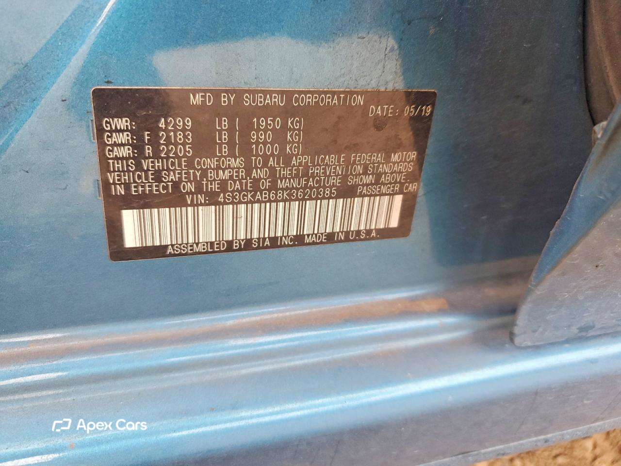 Subaru Impreza 2019