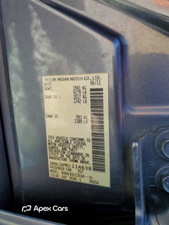 Nissan Altima 2012