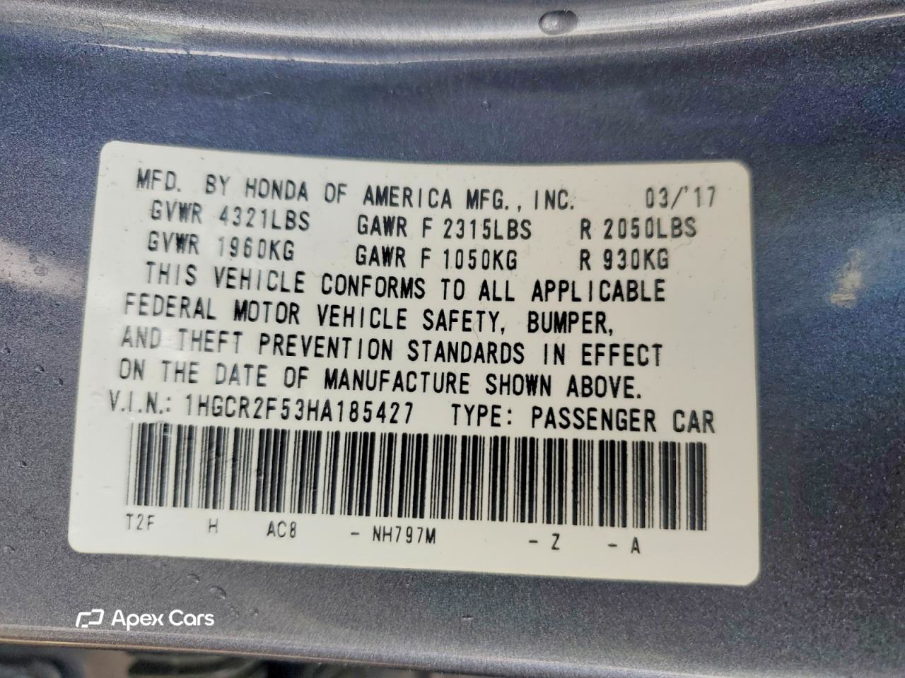 Honda Accord 2017