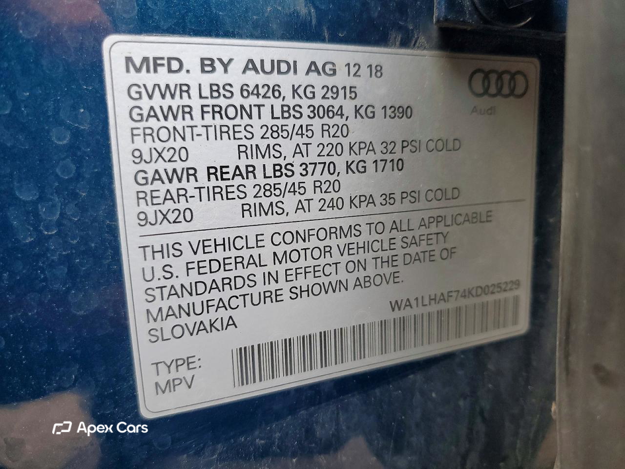 Audi Q7 2019