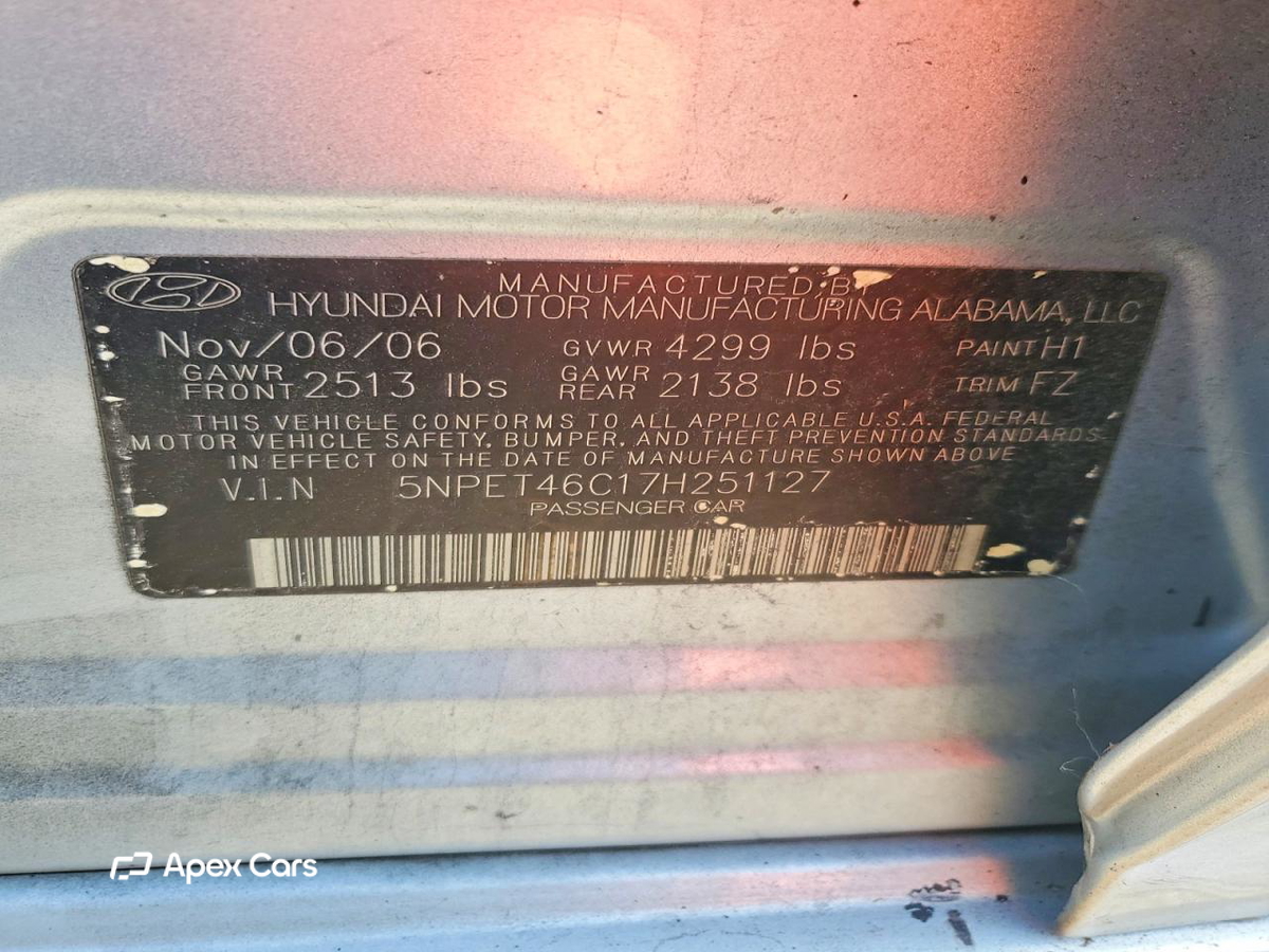 Hyundai Sonata 2007