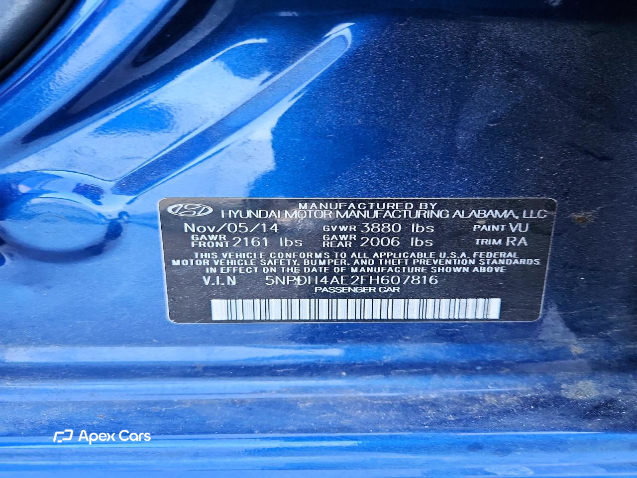 Hyundai Elantra 2015