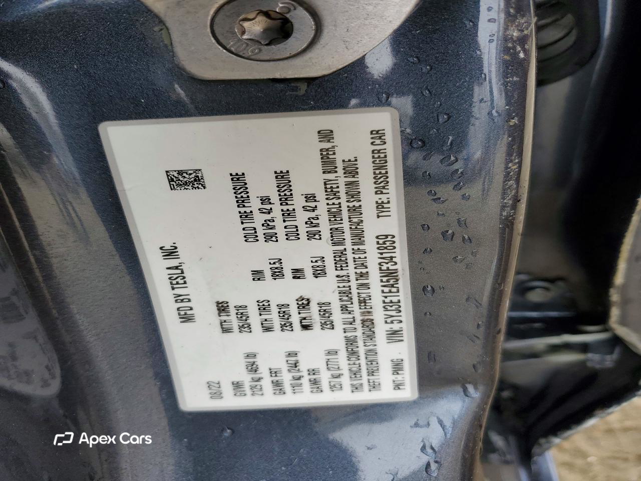 Tesla Model 3 2022