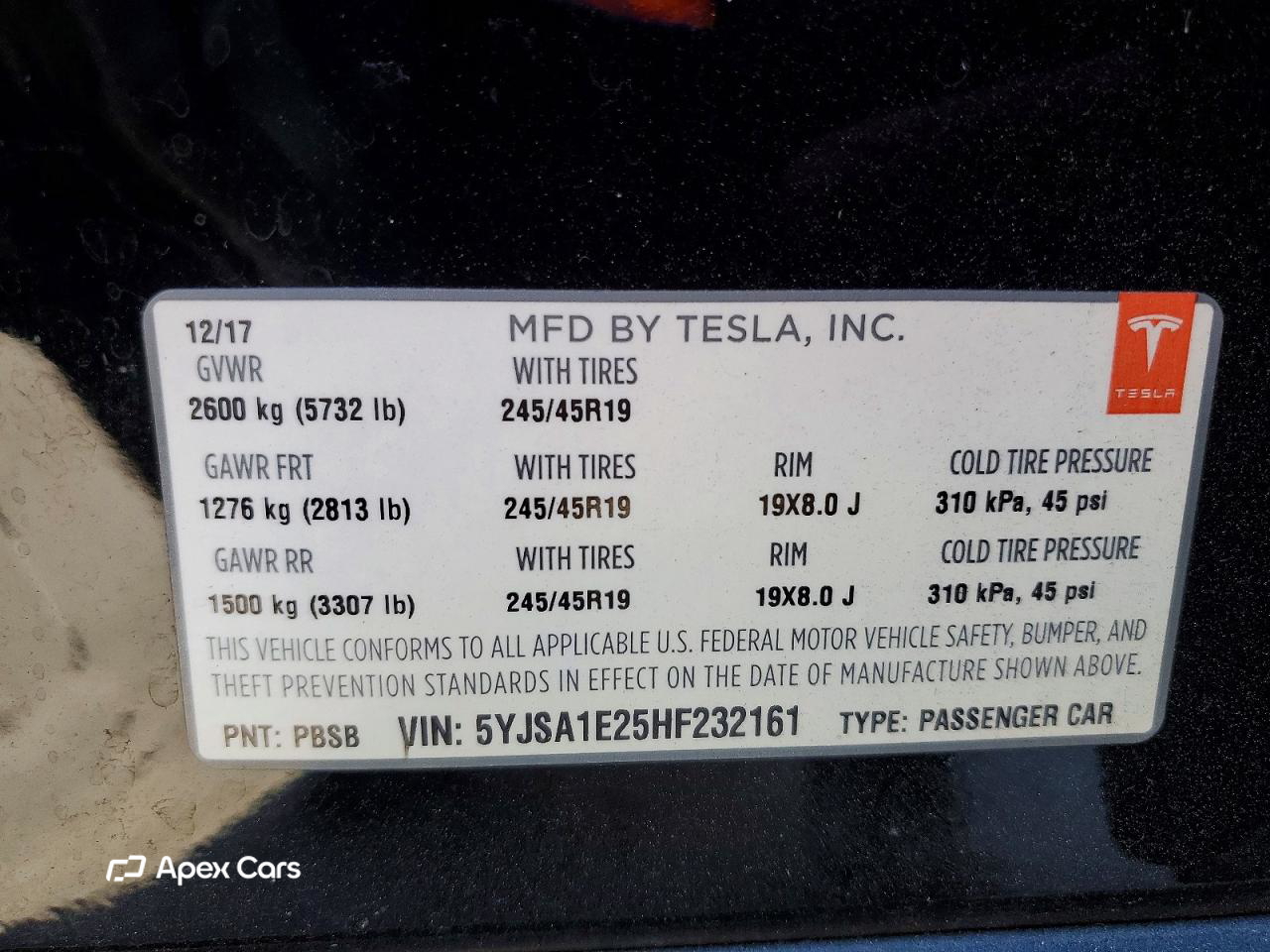 Tesla Model S 2017